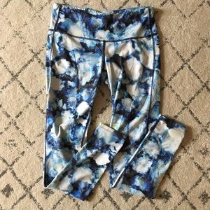 Athleta Floral Yoga Tights